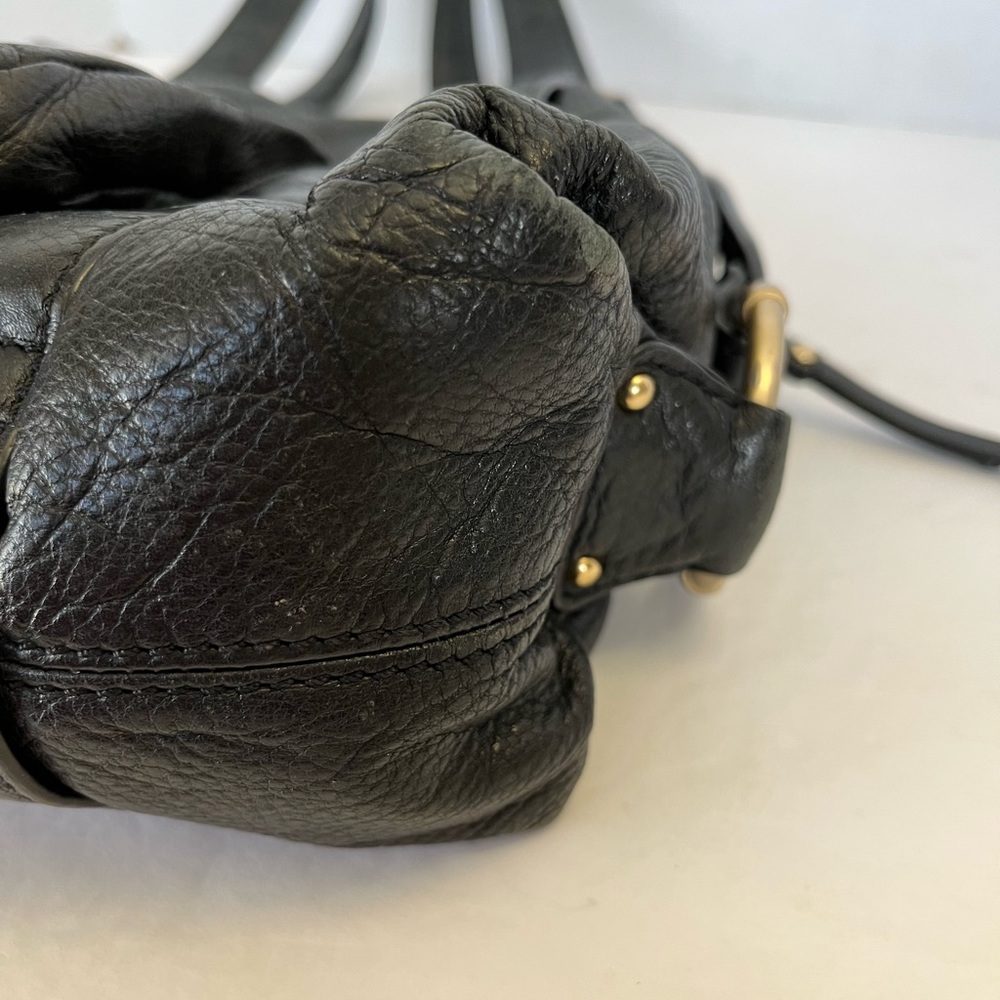 Michael Kors Black Buckle Satchel - Picture 10 of 15